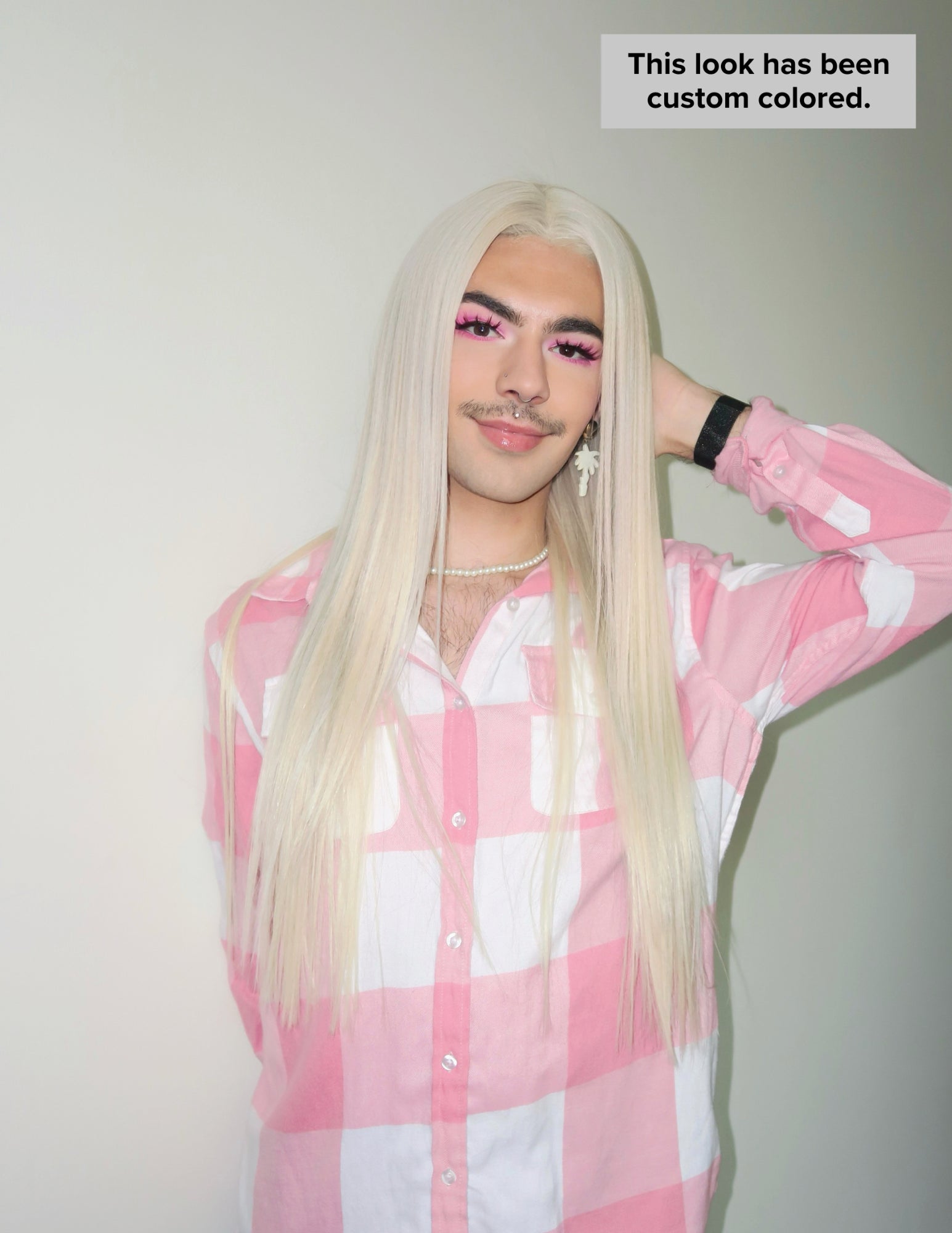 INDIAN NATURAL STRAIGHT STANDARD LACE FRONT WIG