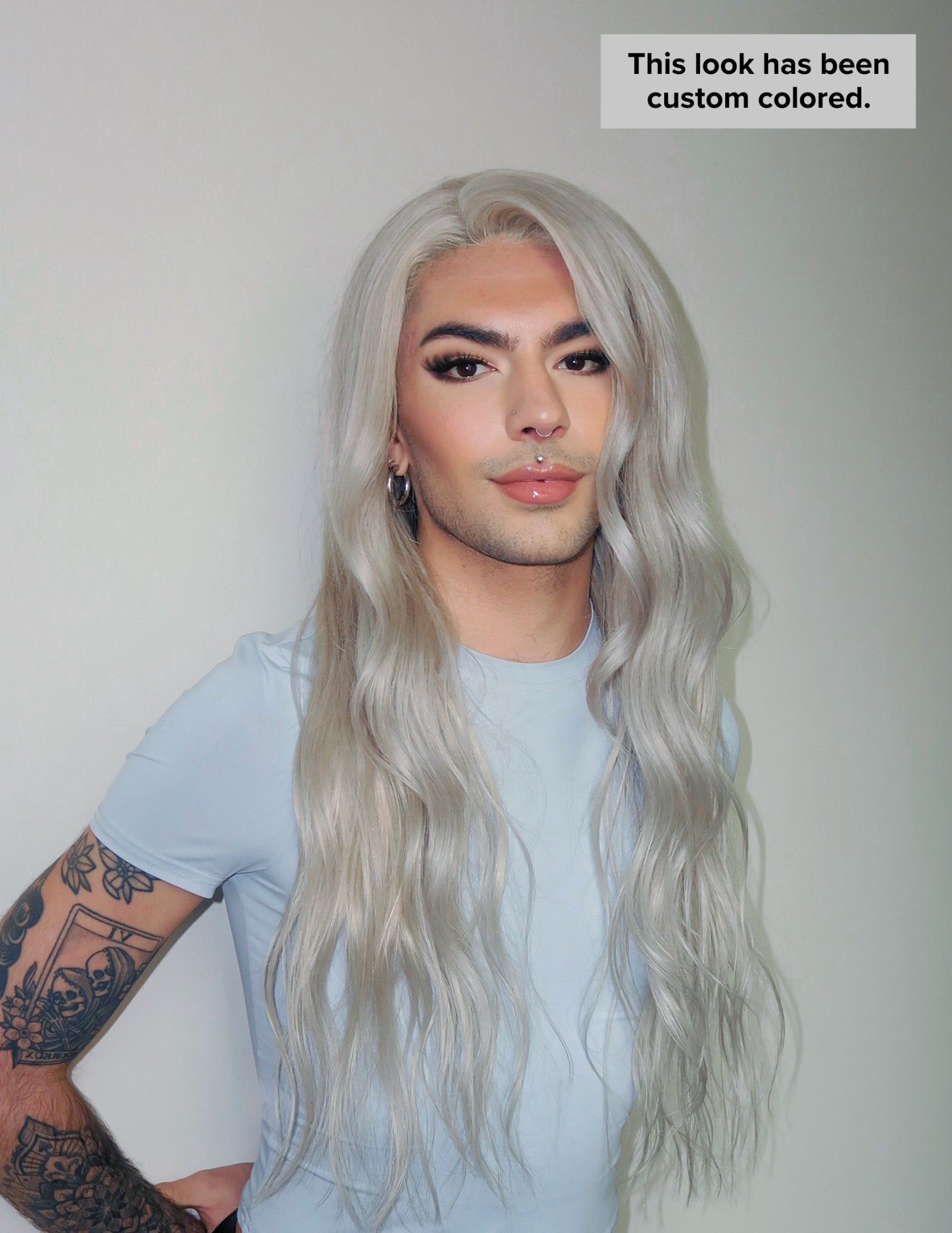 INDIAN NATURAL STRAIGHT STANDARD LACE FRONT WIG