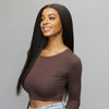 BRAZILIAN KINKY STRAIGHT 5X5 HD Lace Closure